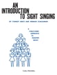 Introduction to Sight Singing Book cover